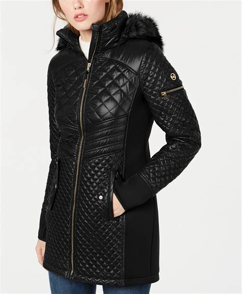 michael kors puffer jacket macys|Michael Kors winter puffer jacket.